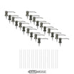 2x zeeppomp doseerpomp LANG pomp RVS 2x pompkop opzetstuk pompdispenser