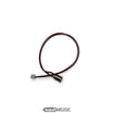 Aan/uit knop voor hoverboard 6,5 / 8 / 10 inch | 12 mm schroefdraad | Zilver | 2-pins stekker, 29 cm kabel