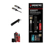 Monster Pack HDMI 8K - 4K 120Hz 48GBPS 1,8m + SCREENCLEAN 60ML + Voeding 4 stopcontacten