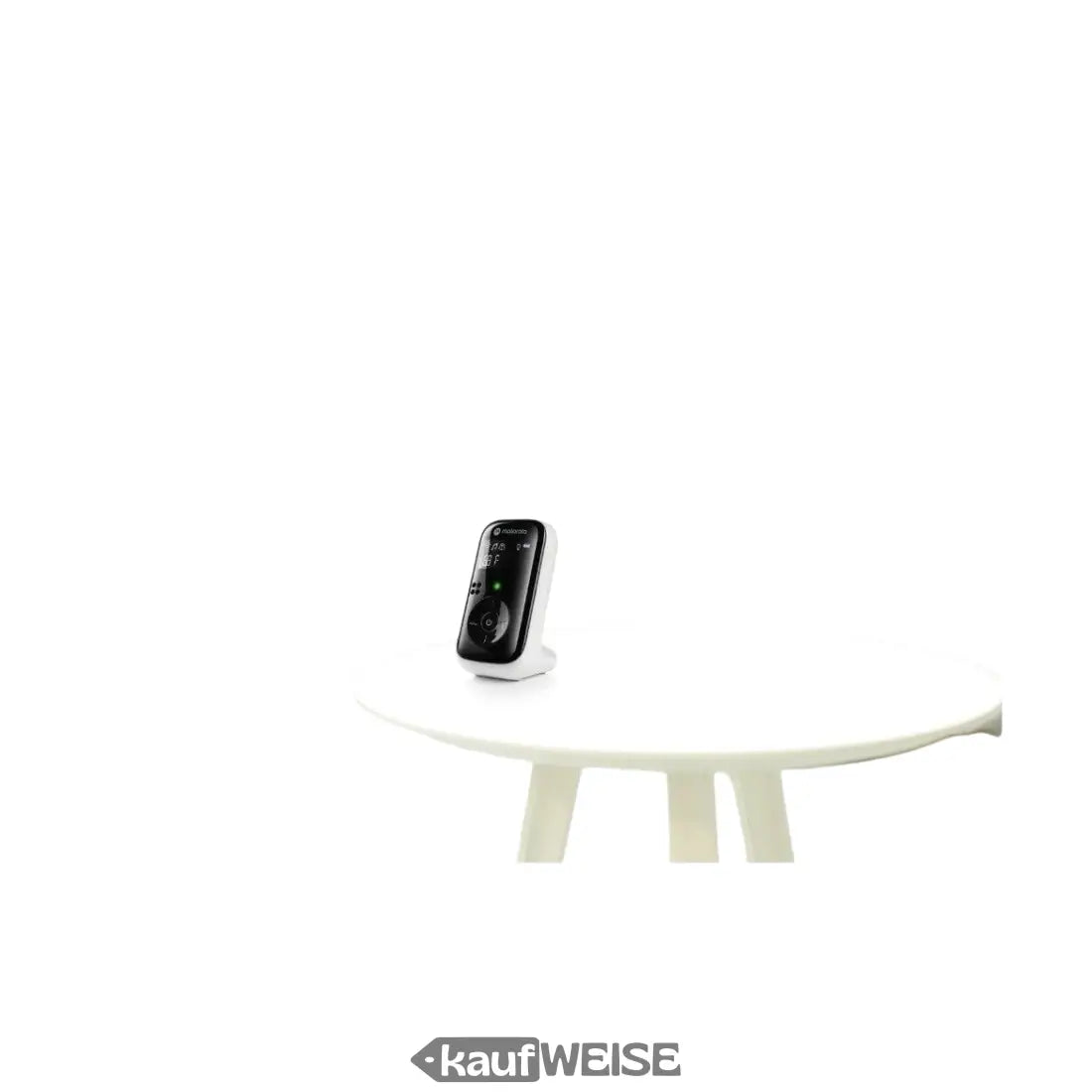 Schwarz-weißer Babyphone Motorola PIP11 mit 2-Wege-Audio und Temperaturmonitor