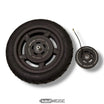 Complete set achterwielen voor Ninebot Segway E25 & E45 | Incl. magnetische rem en 9" band | Reserveonderdeel