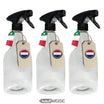 Spuitfles 750 ml transparant in een set van 3