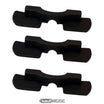 Xiaomi M365/Pro trillingsdempers (3-pack) | Zwart rubber | Multipack om trillingen te verminderen