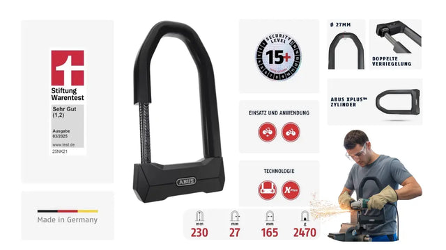 Zekerste fietsslot: ABUS Granit Super Extreme 2500 tot in detail