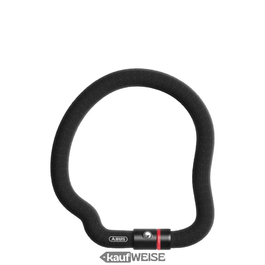 Schwarzes U-Schloss mit Textilüberzug für Fahrrad, ABUS Goose 6206K/110, 100cm
