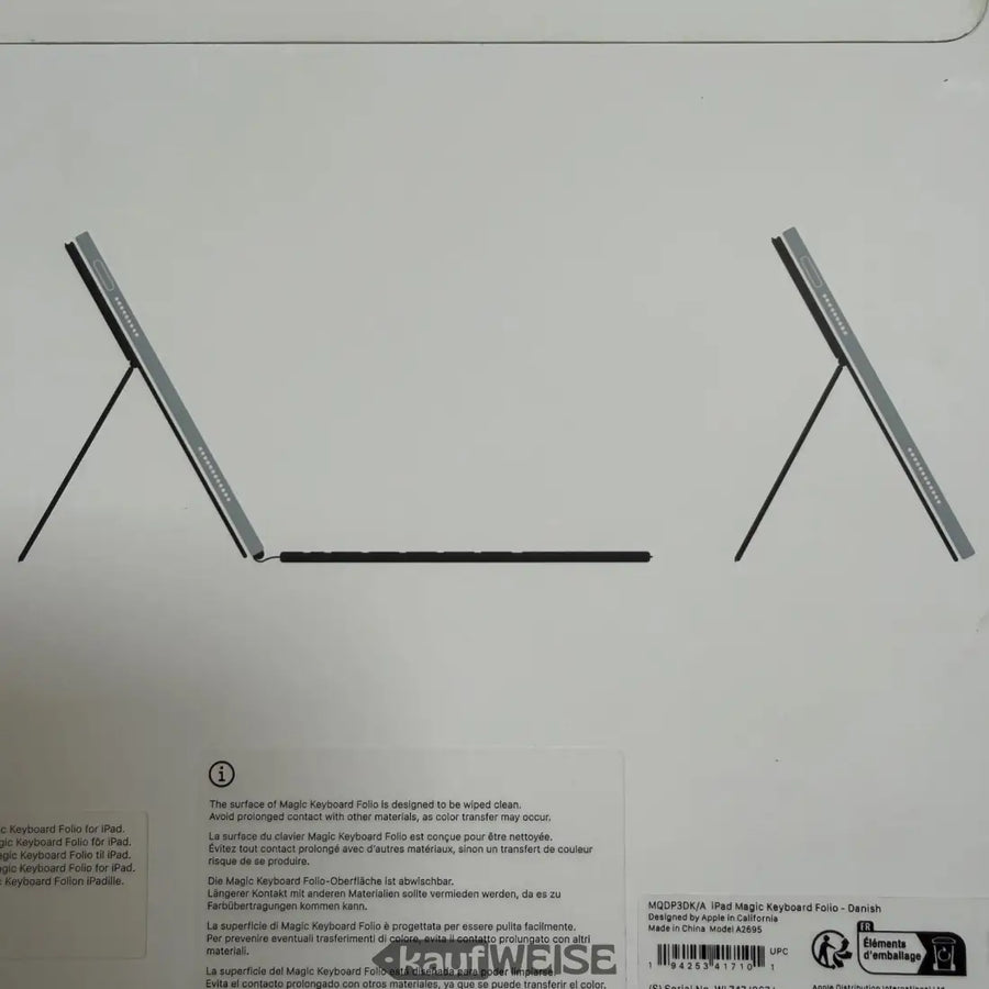 Toetsenbord en trackpad in één