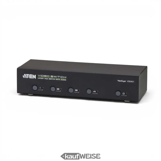 ATEN VS0401 4-poorts VGA-switch met audio en RS-232