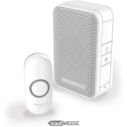 Honeywell Home DC311N draadloze deurbel - draagbaar en werkt op batterijen | Wit | Luid en duidelijk