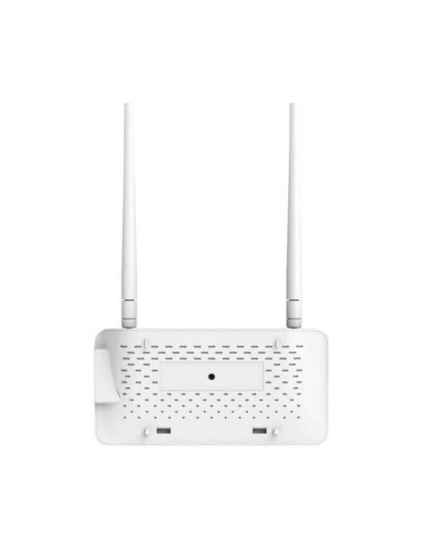 Weißer WLAN-Router mit zwei Antennen für Hoymiles DTU-Pro-S WiFi Überwachungsmodul