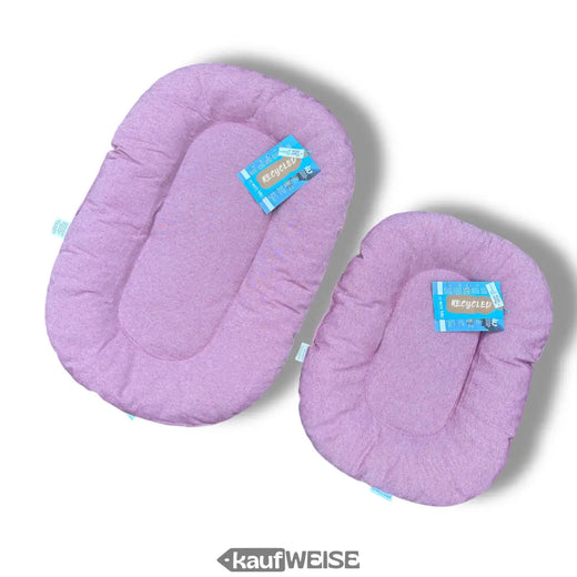 Hondenmand roze grijs (M, 80x50cm) | Duurzaam & Gerecycled | Gemaakt in Italië