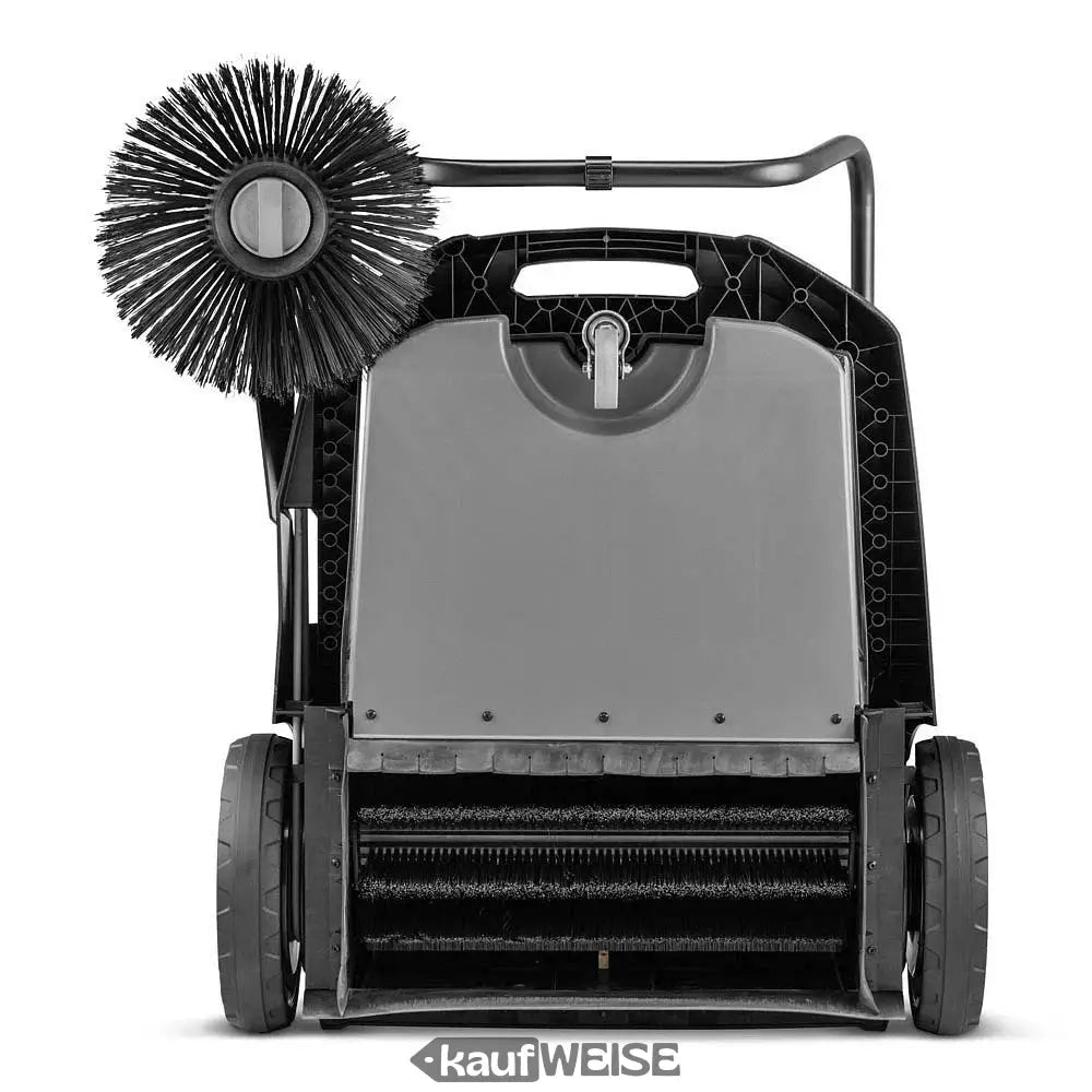 Schwarzer und silberner Dolphin Poolreiniger mit runder Bürsten, passend für Kärcher Kehrmaschine