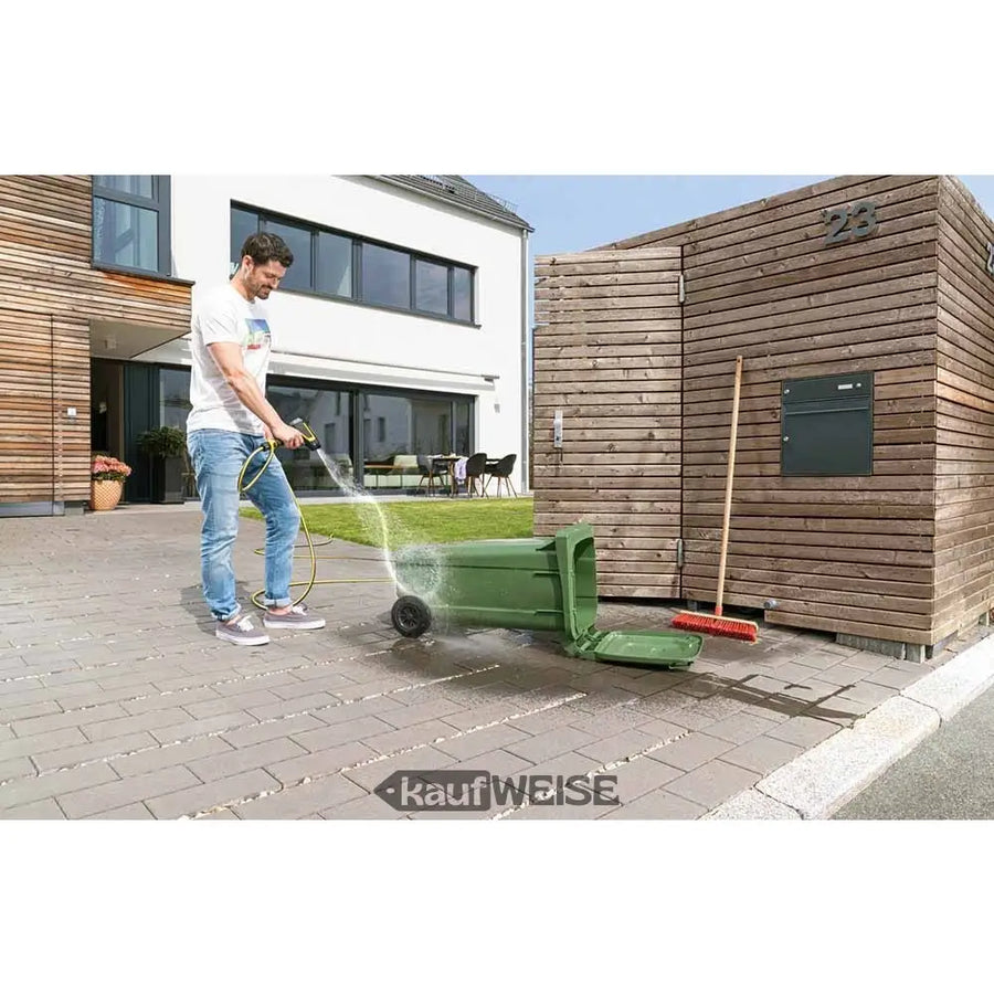 Snelle reiniging met waterkracht