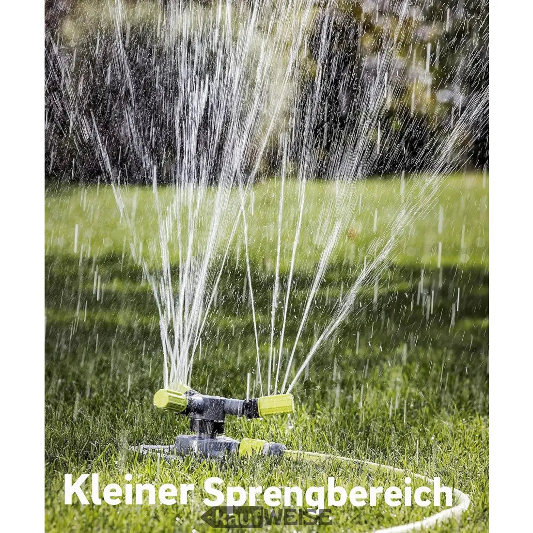 Drehbarer Rasensprenger für Garten mit Kunststoffgehäuse, ideal für 175 m² Fläche