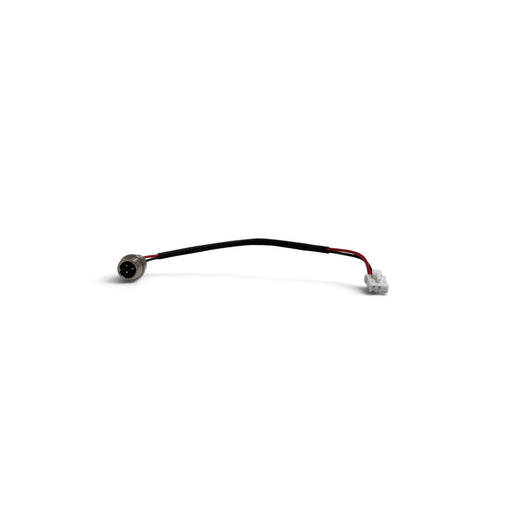 Oplaadaansluiting met Kabel voor Hoverboard / E-Scooter | 3-Pins Ronde Aansluiting, 3-Polige Stekker met 2 Aangesloten Contacten | 18,5 cm | 12 mm Schroefdraad