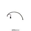 Laadaansluiting met kabel voor hoverboard / e-step | DC-ronde aansluiting, 3-pins connector met 2 bedrade contacten | 44 cm