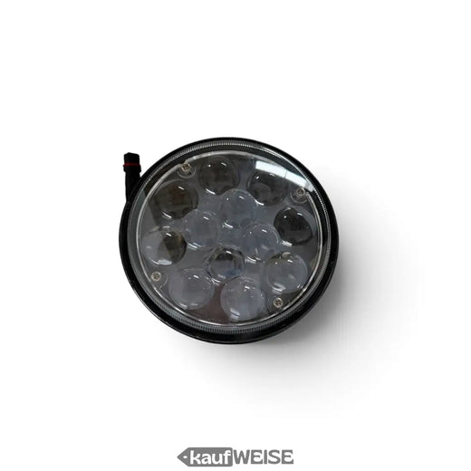Ronde LED-koplamp, 12 leds, 2-pins stekker, ca. 15 cm, voor e-steps en elektrische choppers