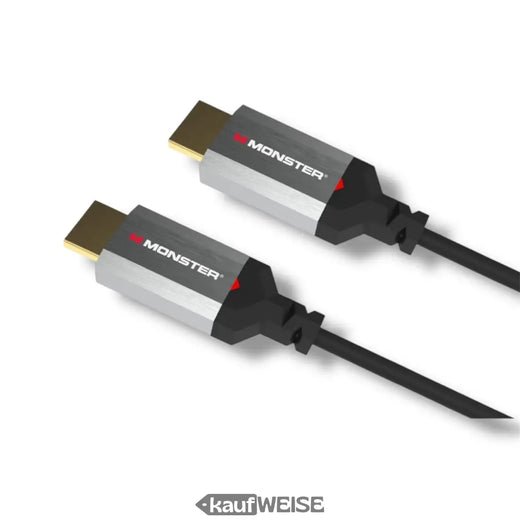 Monster Essentials HDMI-kabel | 4K Ultra HD & 60 Hz | 18Gbps hoge snelheid | V-Grip gouden contacten