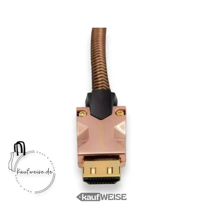 Rose gold HDMI-Kabelanschluss des Monster M2000 HDMI-Kabel für 4K Gaming