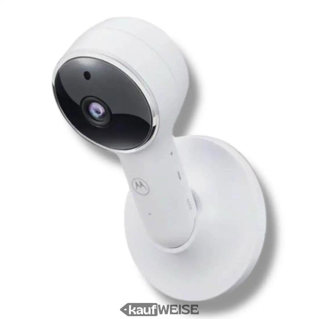 Weiße runde kabellose Sicherheitskamera für Motorola Baby VM65X Connect Video-Babyphone