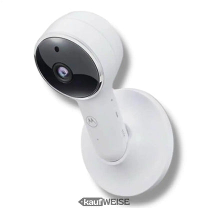 Weiße runde kabellose Sicherheitskamera für Motorola Baby VM65X Connect Video-Babyphone