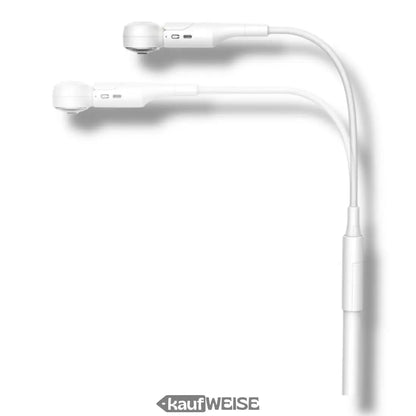 Weiße kabellose Ohrhörer für Motorola Baby VM65X Connect Babyphone mit Farbdisplay