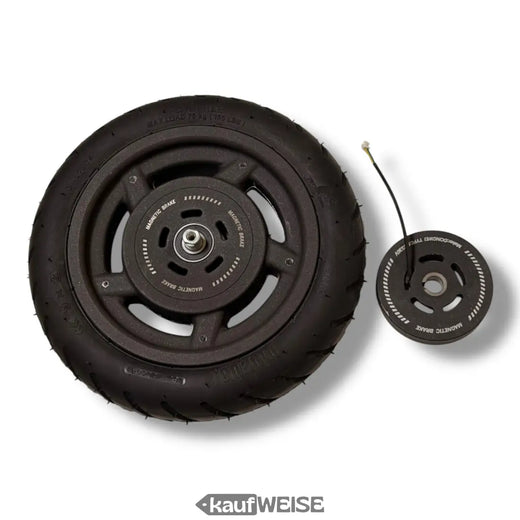 Complete set achterwielen voor Ninebot Segway E25 &amp; E45 | Incl. magnetische rem en 9" band | Reserveonderdeel