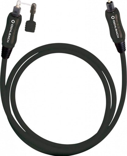 Schwarzes Oehlbach Opto Star Optisches Digitalkabel 3 Meter für optimale Audioqualität