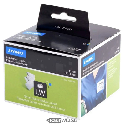 Dymo originele naamlabellabels 11356 (S0722560) | 300 stuks/rol | Voor LabelWriter 450, 4XL en nog veel meer.