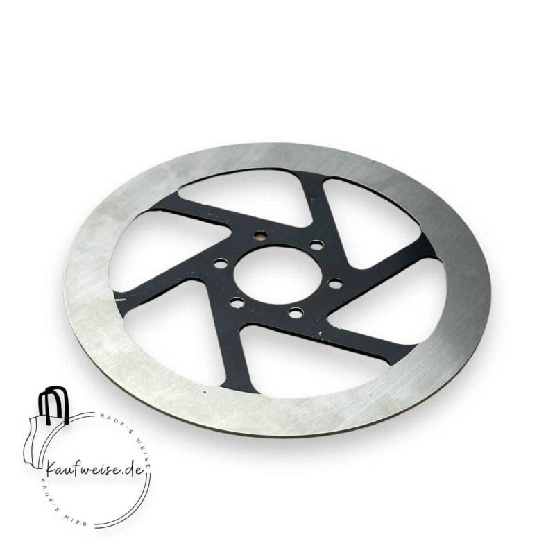 Silberne und schwarze Vanmoof Bremsscheibe 160mm für S3 und X3 Modelle