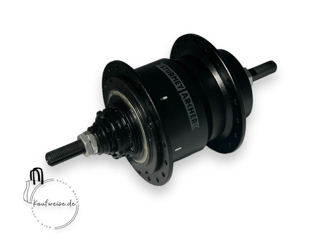 Schwarzer Sturmey Archer Fahrradnaben für Original VanMoof X-RK4 4-Gang Nabenschaltung