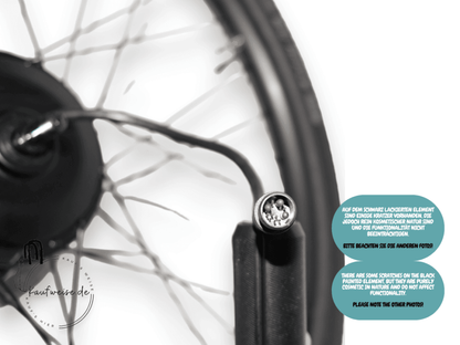 Original VanMoof Vorderrad 24 Zoll mit Motor und elektrischer Verbindung