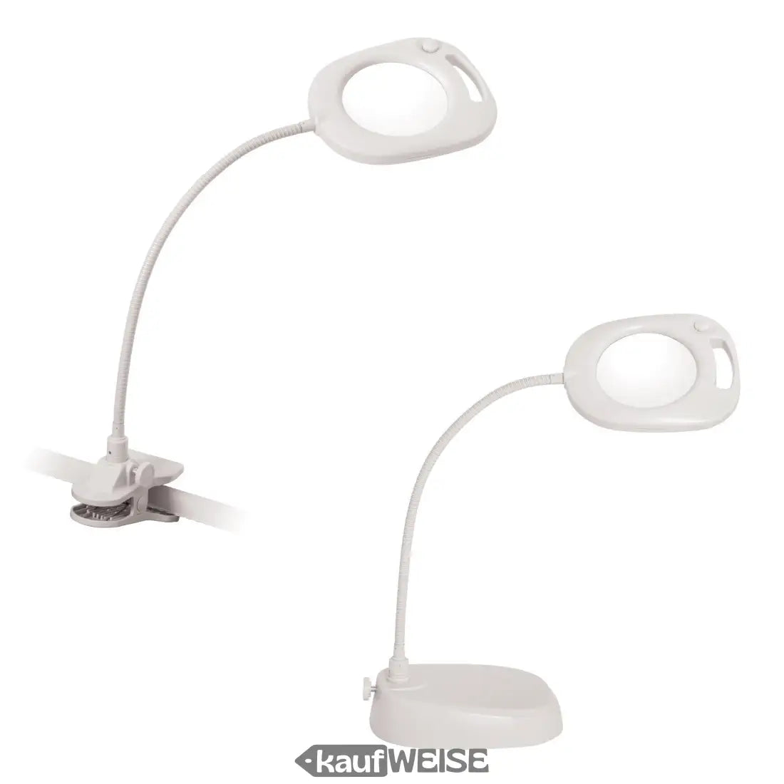 Weiße Lupenlampen für bessere Sicht beim Arbeiten mit der Purelite LED Lupenleuchte