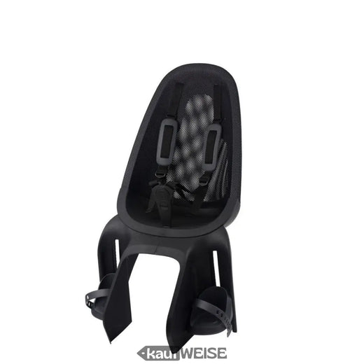 Qibbel Air Maxi kinderfietsstoeltje - zwart, bagagerek, 22kg
