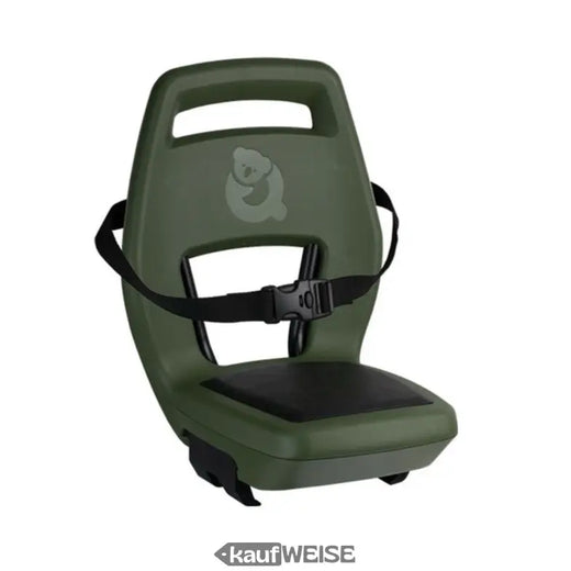 Qibbel Junior kinderfietsstoeltje - legergroen, 35 kg (nieuwe ovp)