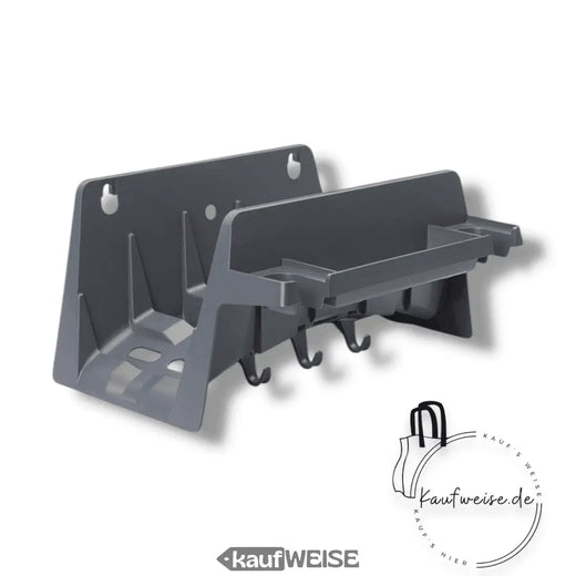 Rehau wandslanghouder – robuuste tuinslangopberger | Grijs | Weerbestendig | Incl. bevestigingsmateriaal