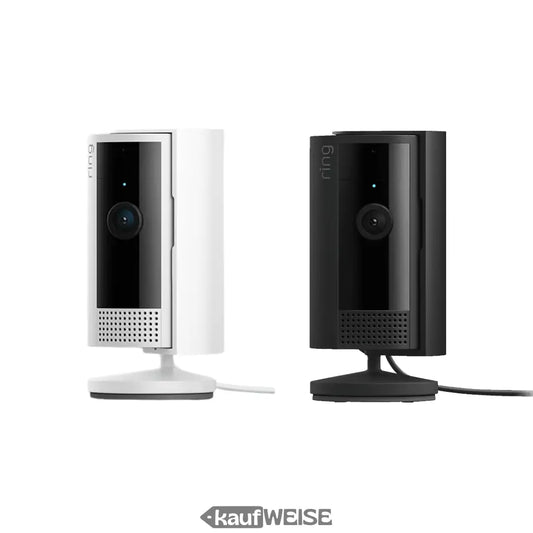 Weiße und schwarze Ring Indoor Kamera 2. Gen mit Ständer