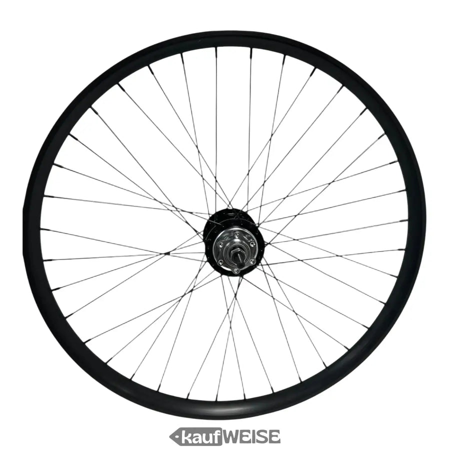 Kant-en-klaar ingespaakt in 24 inch achterwiel