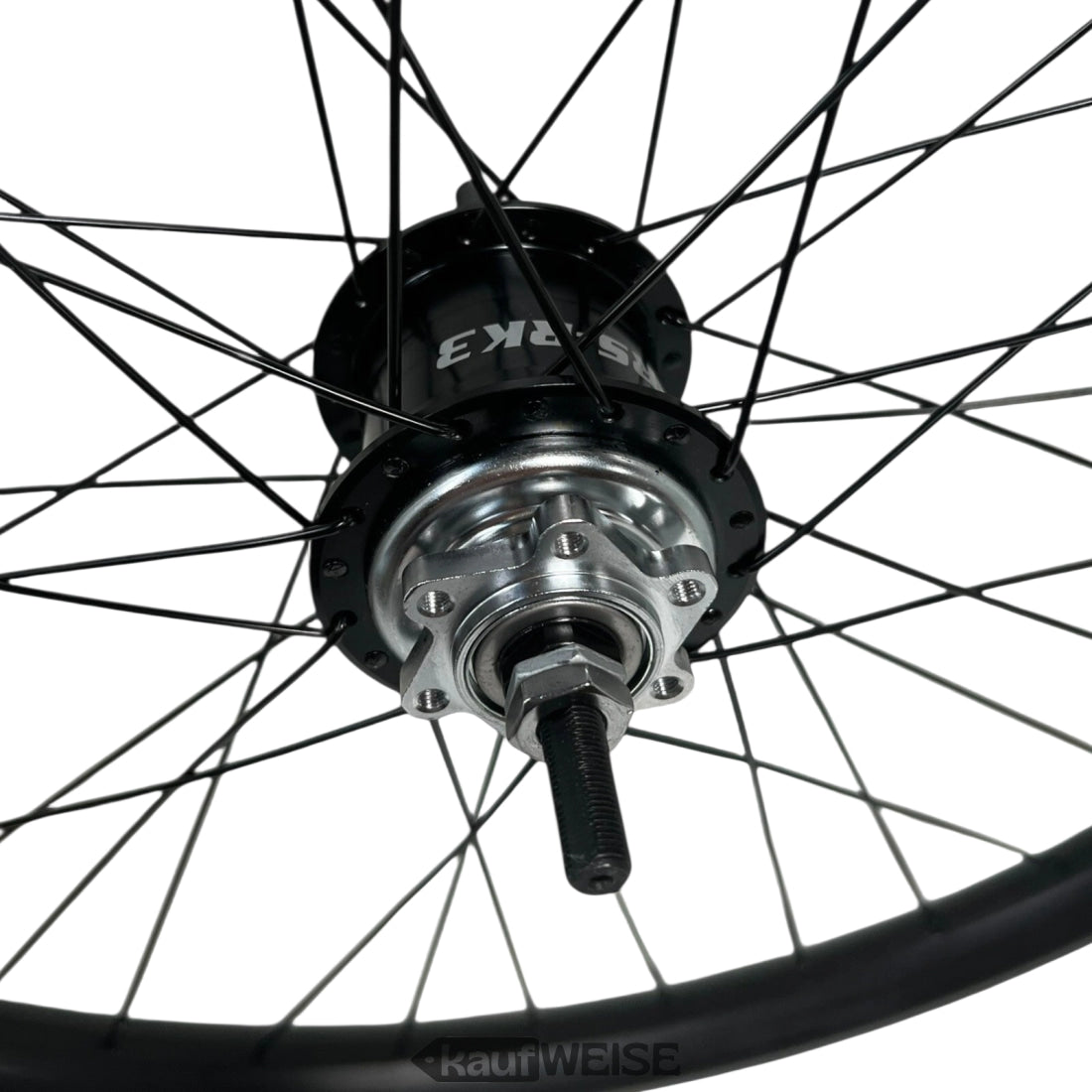 Schwarzer Fahrradnaben- und Speichen-Teil für Sturmey-Archer RS-RK3 3-Gang Nabenschaltung