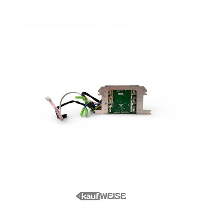 Silbernes Taotao Hoverboard-Mainboard TDI8014-1 mit grüner Platine und bunten Kabeln