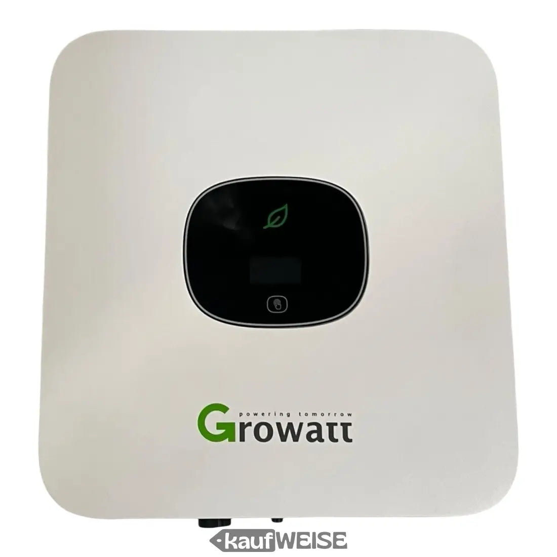 Wechselrichter Growatt MIC 3000TL-X mit weißem Design und Display