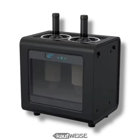 Elektrische wijnkoeler voor 2 flessen - LED & Touch | Temperatuurbereik 7-18°C