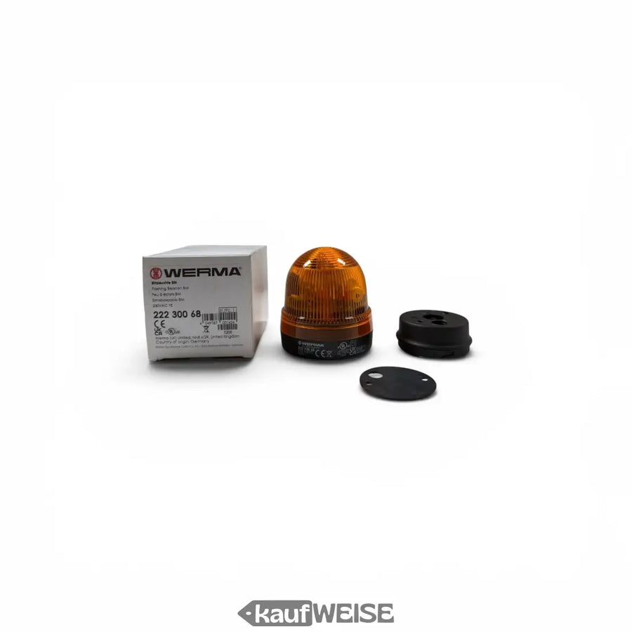 WERMA xenon-flitslamp 222.300.68 | Oranje 24V AC/DC | IP65-installatie