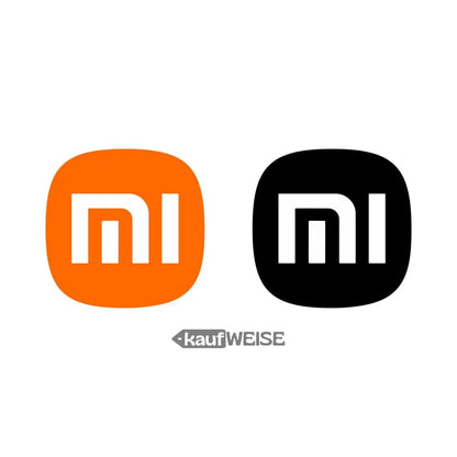 Xiaomi M365 Dashboard Display mit orange-schwarzem Logo