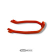 Xiaomi M365/Pro/1S spatbordhouder (beugel) | Rood/Oranje | Trillingsbescherming en kabelbescherming | Inclusief schroeven